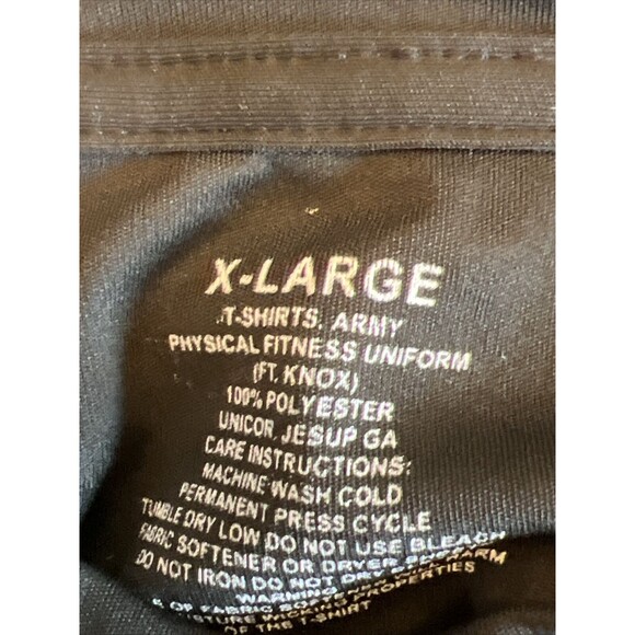 Official U.S. Army Military Logo Men's Black Short Sleeve T-Shirt XL USA America - Picture 3 of 4